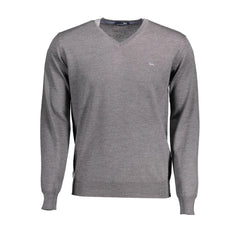 Harmont & Blaine Gray Wool Sweater - Sweaters