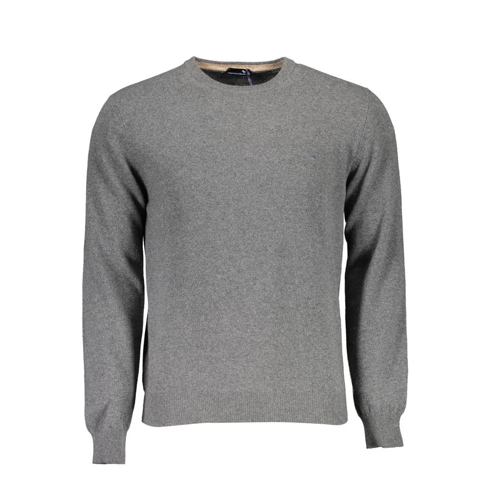 Harmont & Blaine Gray Wool Sweater - Sweaters