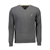 Harmont & Blaine Gray Wool Sweater - XXL