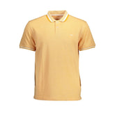 Harmont & Blaine Orange Cotton Men Polo Shirt - Polos