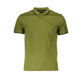 Harmont & Blaine Sharp Green Contrast Polo Shirt - Polos