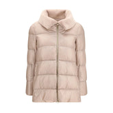 Herno Beige Goose Down Full-Length Jacket