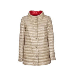 Herno Beige Polyamide Coat - 50