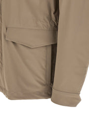 Herno Beige Polyamide Full-Length Jacket