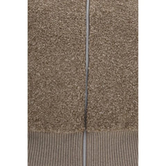 Herno Beige Wool Oves Aries Cardigan
