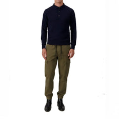 Herno Bicolor Polyester Cargo Pants - L