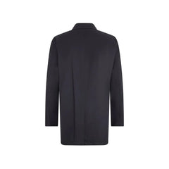 Herno Black Cotton Coat