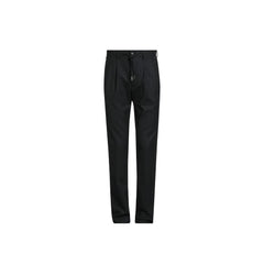 Herno Black Elastane Casual Pants