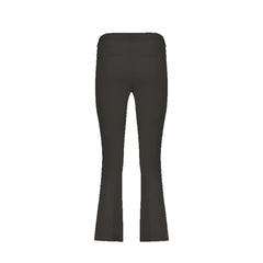 Herno Black Elastane Flared Pants - 42