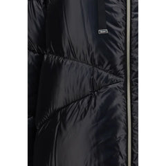 Herno Black Goose Down Full-Length Jacket