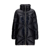 Herno Black Goose Down Full-Length Jacket