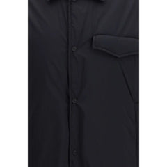 Cappotto Nero in Nylon Herno