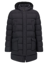 Herno Black Polyamide Coat - 48 | M