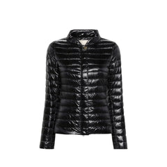 Herno Black Polyamide Full-Length Jacket - IT52 | XL