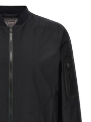 Herno Black Polyester Bomber - IT56 | XL
