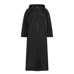 Herno Black Polyester Coat - 42
