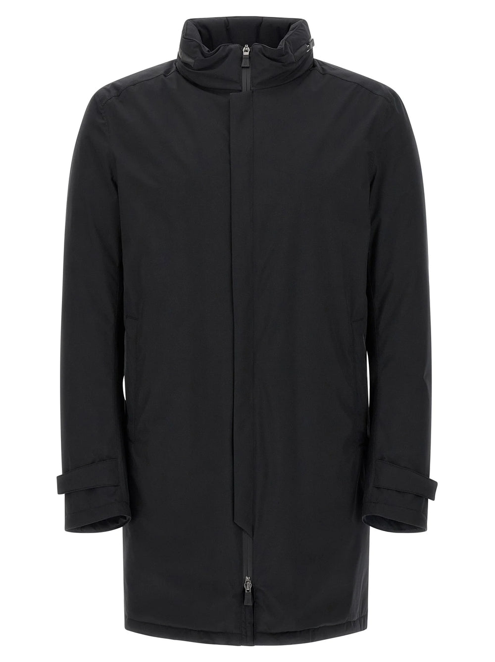 Herno Black Polyester Parka - 48 | M