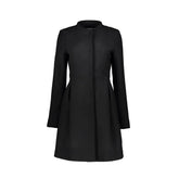 Herno Black Virgin Wool Coat - IT46 | S
