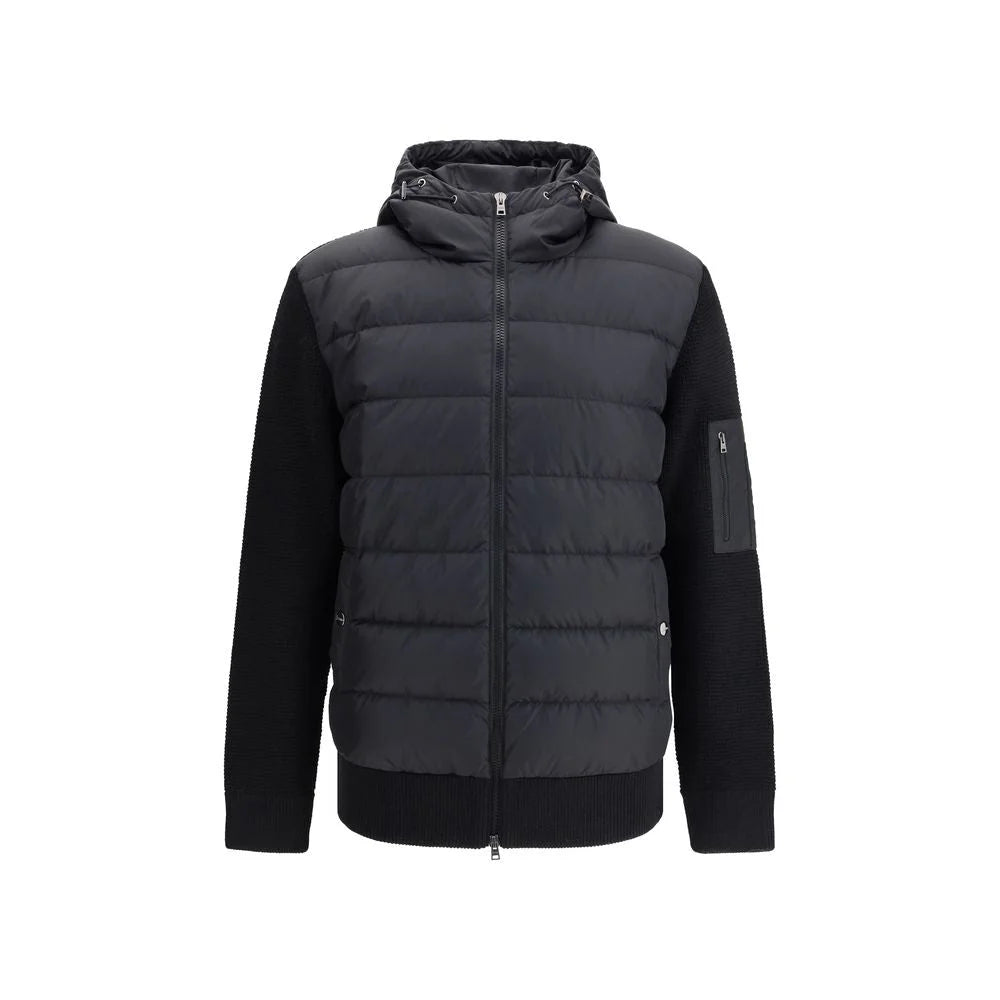 Herno Black Wool Bomber - IT54 | XXL