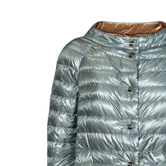 Herno Blue Polyamide Coat - 36