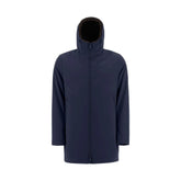 Herno Blue Polyamide Coat - 42