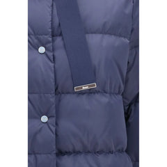 Herno Blue Polyester Full-Length Jacket