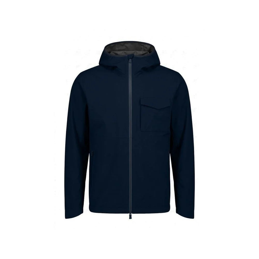 Herno Blue Polyester Shell Jacket - IT46 | S