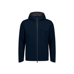 Herno Blue Polyester Shell Jacket - IT46 | S