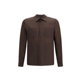 Herno Brown Polyamide Dress Shirt