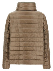 Herno Brown Polyamide Full-Length Jacket - IT48