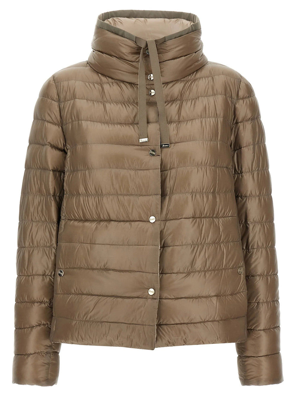 Herno Brown Polyamide Full-Length Jacket - IT48