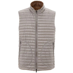 Herno Brown Polyamide Sleveless Jacket - IT50 | L - Vests