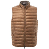 Herno Brown Polyamide Sleveless Jacket - IT50 | L - Vests
