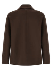 Herno Brown Polyester Full-Length Jacket - IT52 | XL