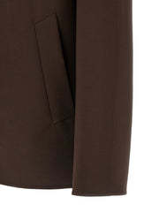 Herno Brown Polyester Full-Length Jacket - IT52 | XL