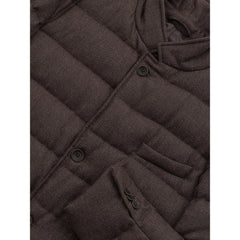 Herno Brown Wool Jackets & Coat - IT50 | L - Puffer Jackets
