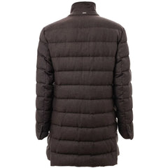 Herno Brown Wool Jackets & Coat - IT50 | L - Puffer Jackets