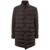 Herno Brown Wool Jackets & Coat - IT50 | L - Puffer Jackets
