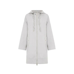 Herno Gray Elastane Coat - 44 - Coats & Jackets
