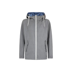 Herno Gray Virgin Wool Shell Jacket
