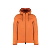 Herno Orange Cashmere Full-Length Jacket
