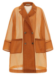 Herno Orange Polyester Coat - IT44