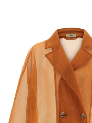 Herno Orange Polyester Coat - IT44