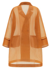 Herno Orange Polyester Coat - IT44