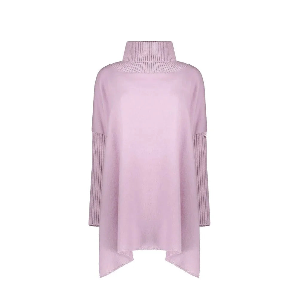 Herno Purple Virgin Wool Poncho - 42