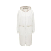 Herno White Cotton Coat