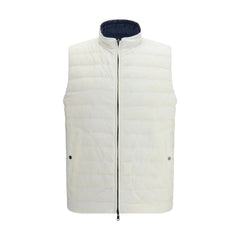 Herno White Polyamide Sleveless Jacket