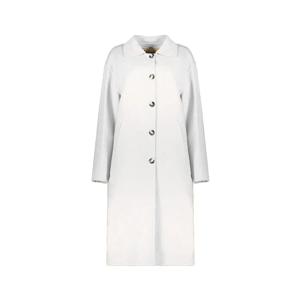 Herno White Wool Coat