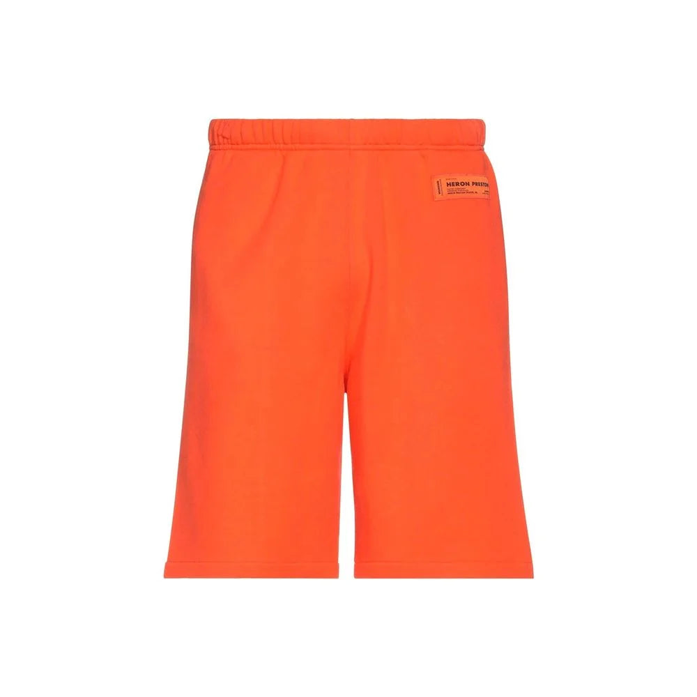 Heron Preston Orange Cotton Shorts - S