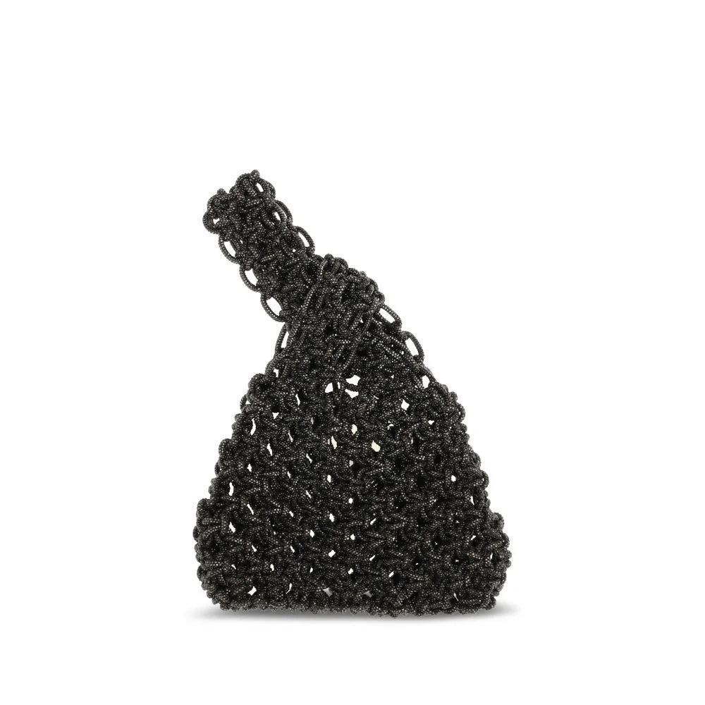 HIBOURAMA Black Resin Handbag